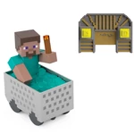 Kép 2/6 - Minecraft RC távirányítós bányakocsi Steve figurával – Mattel