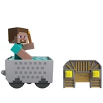 Kép 5/6 - Minecraft RC távirányítós bányakocsi Steve figurával – Mattel