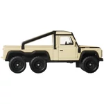 Kép 2/2 - Matchbox A Film Land Rover 6x6 gyűjtői kisautó 1/64 - Mattel
