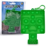 Kép 1/2 - Minecraft Bubblers Mini Pop-it meglepetés kulcstartó 1 db