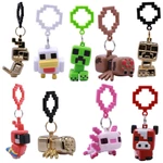 Kép 1/2 - Minecraft: Meglepetés kulcstartó figurákkal 1 db