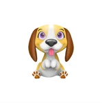 Kép 2/4 - Washy Friends: Color Reveal pancsoló Beagle kutyus káddal és kiegészítőkkel