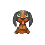 Kép 3/4 - Washy Friends: Color Reveal pancsoló Beagle kutyus káddal és kiegészítőkkel