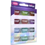 Kép 1/2 - TyToo: Multi színek válogatása csillámpor szett 12×2,5ml