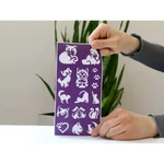 Kép 4/5 - TyToo: Kutyák és macskák csillámtetoválás sablon szett 27 db