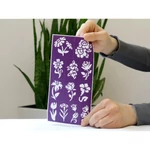 Kép 4/4 - TyToo: Virágok csillámtetoválás sablon szett 24 db