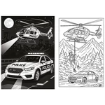 Kép 2/2 - Hősök a városban mentőjárművek kifestőkönyv – Trefl