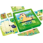 Kép 2/2 - Carotina Baby: Progresszív puzzle – Farm állatok