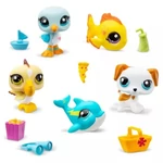 Kép 2/4 - Littlest Pet Shop: 5 db-os figura csomag 1. széria – Strand