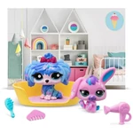Kép 2/2 - Littlest Pet Shop: Petfluencers kutyus és nyuszi 2 db-os figura szett – Szuper szalon 2.széria