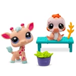 Kép 2/3 - Littlest Pet Shop: Zoo pals – Zsiráf és Lajhár figura csomag 2. Széria