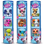 Kép 1/4 - Littlest Pet Shop: 3 db-os figura szett hengerben S3 többféle változatban 1 db