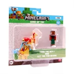 Kép 2/4 - Minecraft 3D figura felhúzható állattal 2. sorozat többféle változatban 1 db