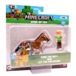 Kép 4/4 - Minecraft 3D figura felhúzható állattal 2. sorozat többféle változatban 1 db