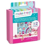 Kép 1/4 - Make It Real: Ékszerkészítés, halo charm karkötők pink tárolóban