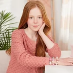 Kép 6/6 - Make it Real: Kristály Medál Karkötők Pink