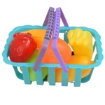 Kép 8/9 - Happy Shopping: Rózsaszín pénztárgép termékekkel, hanggal és kiegészítőkkel 22x10x15 cm