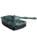 Kép 2/5 - RC Távirányítós terepmintás M1 Abrams tank fénnyel és hanggal 1/32-es méretarány 23 cm