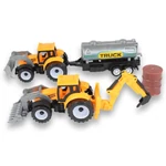 Kép 2/6 - Dupla traktor sárga színben tartályos utánfutóval