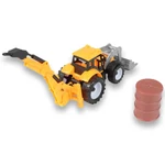 Kép 3/5 - Dupla traktor sárga színben teherszállító utánfutóval