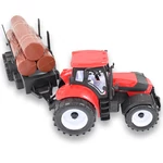 Kép 3/6 - Farm traktor pótkocsival és rönkfával
