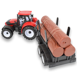 Kép 5/6 - Farm traktor pótkocsival és rönkfával