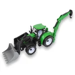 Kép 3/6 - Farm traktor markolóval és szénabálával