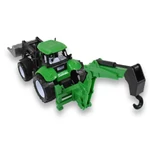 Kép 4/6 - Farm traktor markolóval és szénabálával