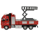 Kép 2/5 - Fire Truck: Lendkerekes emelőkosaras tűzoltóautó fénnyel és hanggal 20 cm