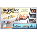 Kép 1/3 - Track Car: Dinoszauruszos versenypálya szett 2 db 360 fokos hurokkal és 2 db hátrahúzható autóval 1/64