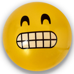 Kép 6/7 - Emoji mintás gumilabda többféle változatban 23 cm