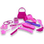 Kép 3/6 - Vouge Girl: 12 részes szépség szett fodrász kellékekkel, telefonnal és fülbevalóval