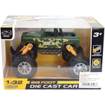 Kép 1/2 - Off-Road hátrahúzós zöld terepjáró 1/32