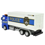 Kép 4/16 - Police Set: Lendkerekes rendőrségi teherautó fénnyel és hanggal többféle változatban 19 cm 1 db