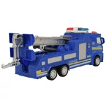 Kép 15/16 - Police Set: Lendkerekes rendőrségi teherautó fénnyel és hanggal többféle változatban 19 cm 1 db