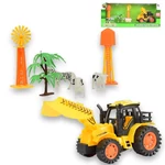 Kép 1/5 - Happy Farm Tolólapos traktor állatokkal