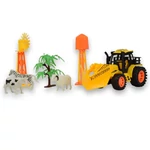 Kép 2/5 - Happy Farm Tolólapos traktor állatokkal