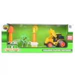 Kép 5/5 - Happy Farm Tolólapos traktor állatokkal