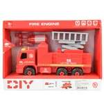 Kép 7/7 - Fire Engine: Emelőkosaras szétszerelhető tűzoltóautó szerszámokkal és hanggal 20 cm
