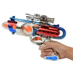 Kép 3/3 - Space Warrior: Elektromos űrpisztoly távcsővel, fénnyel és hanggal 27 cm