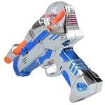 Kép 2/5 - Space Warrior: Elektromos űrpisztoly kétcsövű fénnyel és hanggal 24 cm