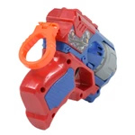 Kép 3/6 - Cool Soft Bullet Gun: Kisméretű szivacslövő fegyver töltényekkel kék-piros színben 14 cm