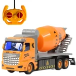 Kép 1/3 - RC Távirányítós betonkeverő mixer építőipari teherautó fénnyel 1/48 27 MHz20 cm