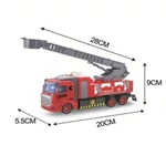 Kép 2/2 - RC távirányítós létrás tűzoltóautó 27MHz