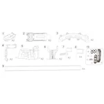 Kép 3/3 - Speed Track 22 db-os versenypálya szett kereszteződéssel és 2 db hátrahúzható kisautóval 1/64