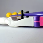 Kép 2/5 - Rózsaszín íj szett tapadókorongos nyílvesszőkkel 54 cm