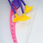 Kép 3/5 - Rózsaszín íj szett tapadókorongos nyílvesszőkkel 54 cm