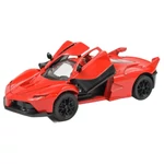Kép 2/20 - Fém hátrahúzós luxus sportkocsi fénnyel és hanggal 1/43