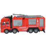 Kép 3/6 - Fire Truck négytengelyes tűzoltóautó fém modell 1/43