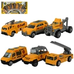 Kép 1/2 - Truck Team: Építőipari kisautók 6 db-os szett 1/64-es